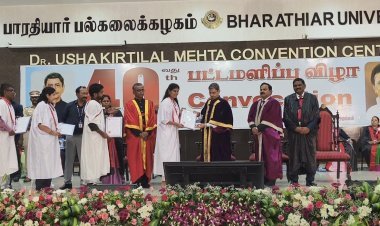 கோவை பாரதியார் பல்கலைக்கழகத்தில் நாற்பதாவது பட்டமளிப்பு விழா ஆளுநர் பங்கேற்பு